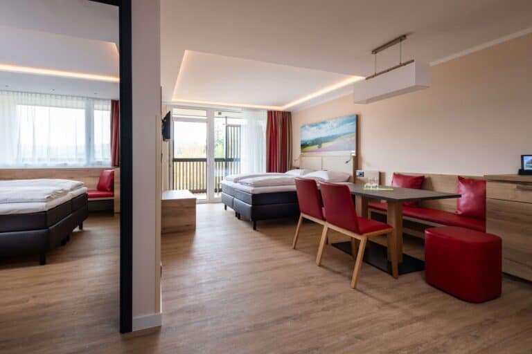 Apartment Deluxe Wohn und Schlafzimmer