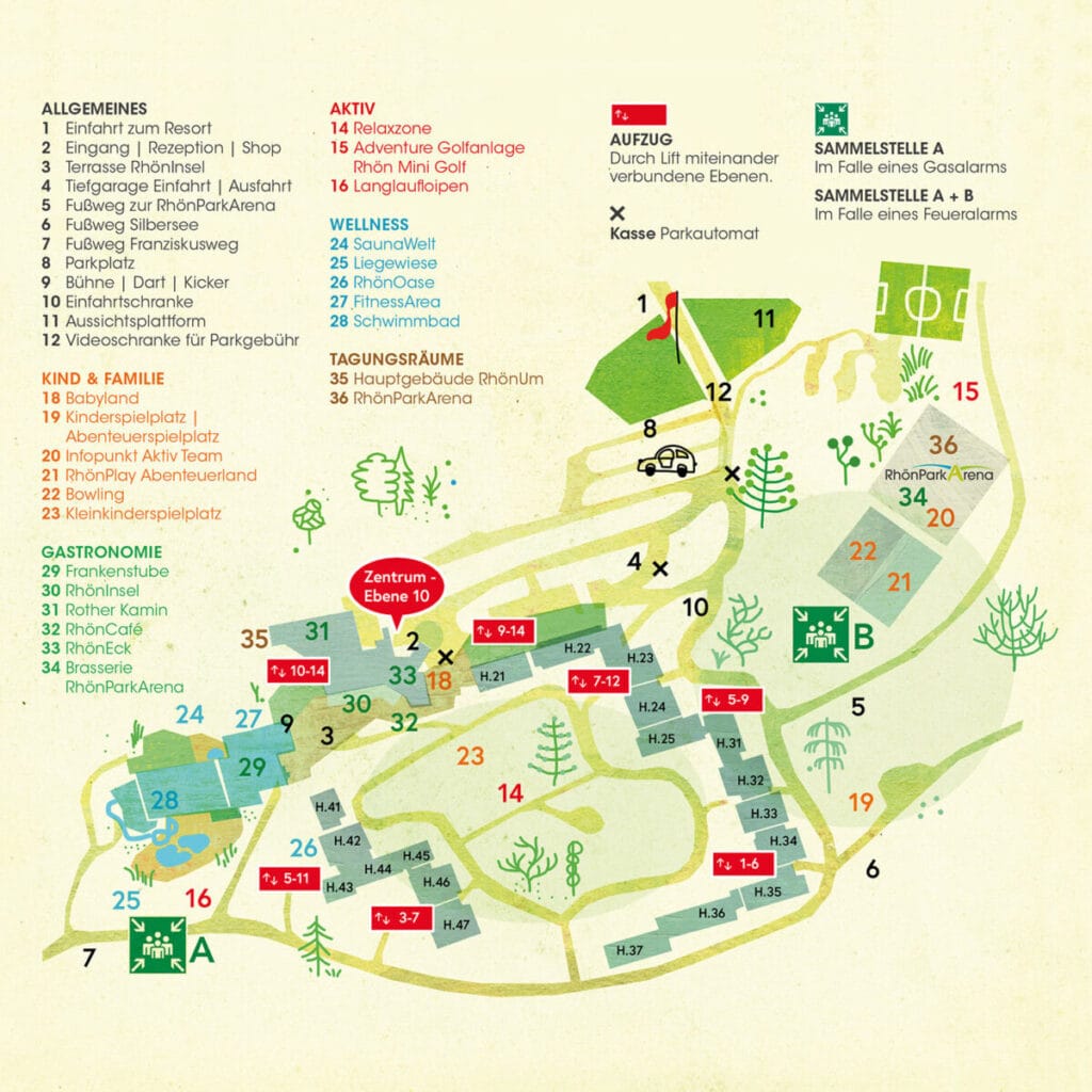 Wegweiser Rhön Park Aktiv Resort