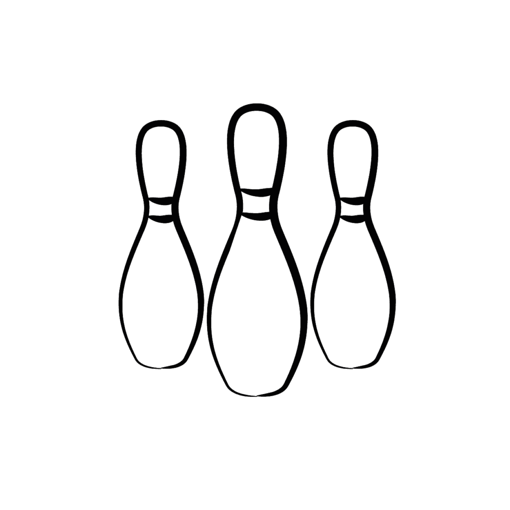 Zeichnung Bowling-Pins