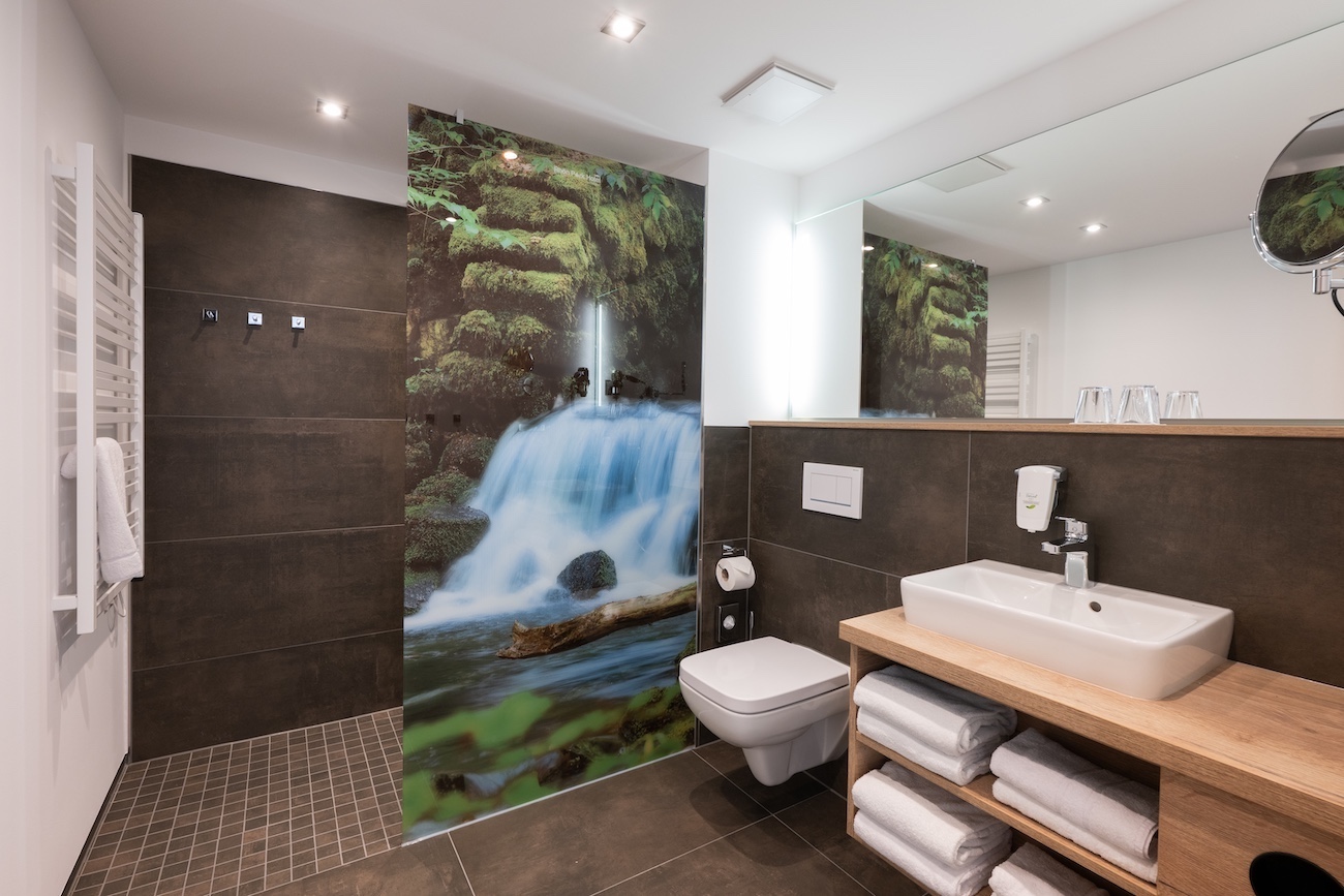 Badezimmer im Rhön Park Aktiv Resort